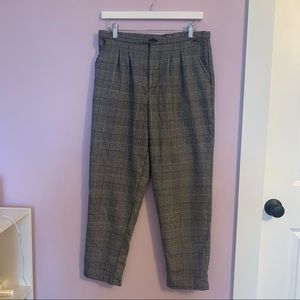 Urban Renewal High Waisted Plaid Pants